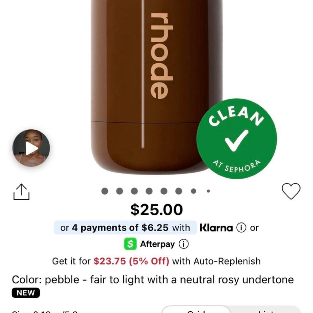 Rhode pocket blush pebble